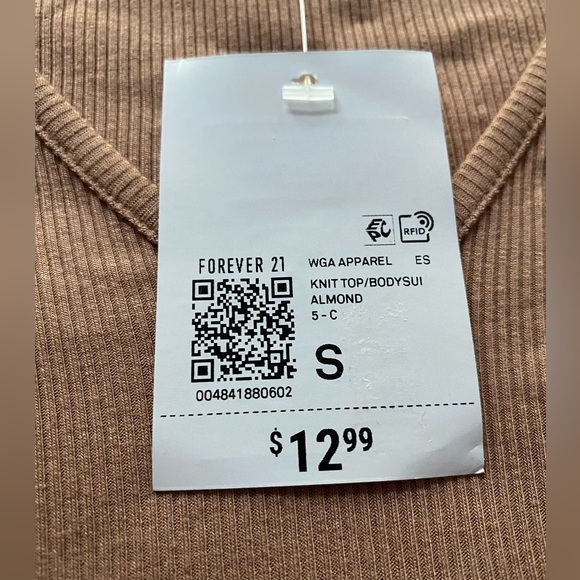 NWT light brown forever 21 bodysuit - Picture 3 of 7